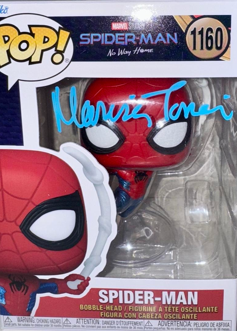 Marisa Tomei Signed Funko Pop #1160 "Spider-Man" (No Way Home) - OC Celebrity Marketing